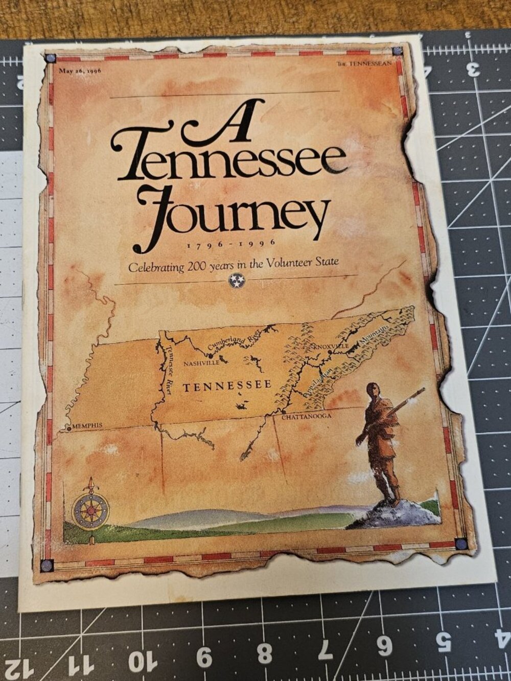 Vintage The Tennessean May 26th 1996 A Tennesse Journey Magazine Tennessee Book